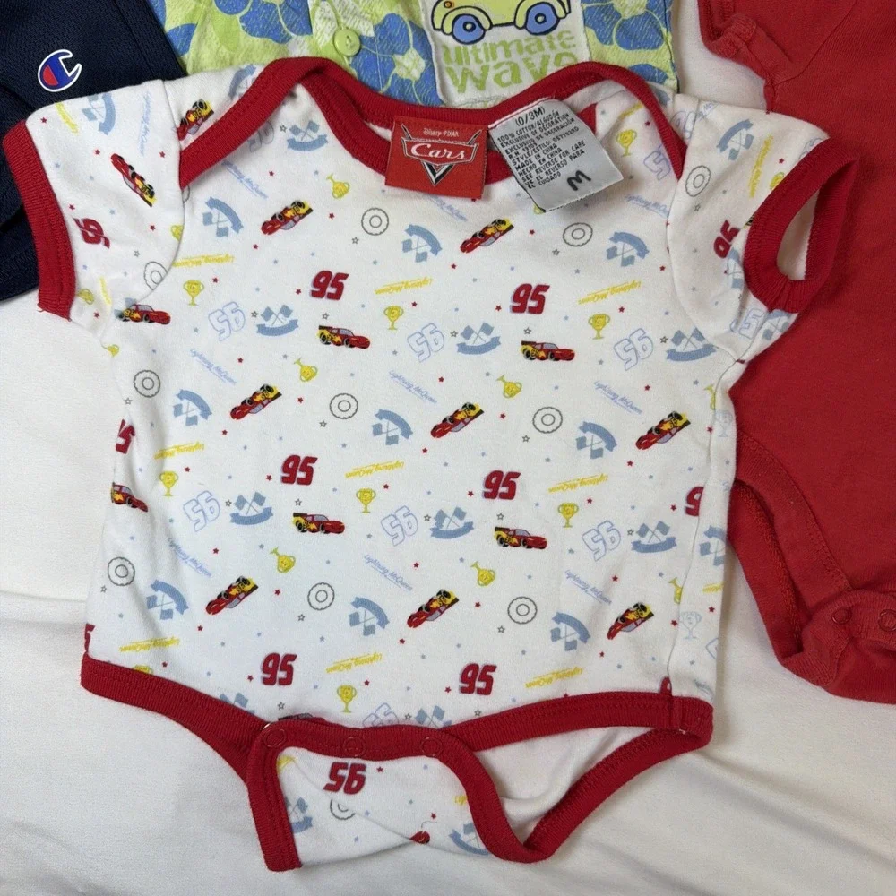 Baby Boy Clothing Lot Size 0-3 Month Some Vintage 11 Pieces Overalls X 2